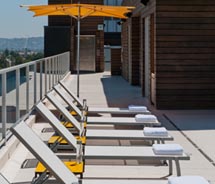 The Hotel Wilshire, now a Kimpton Hotel, features a rooftop pool. // (c) 2013 Kimpton Hotels & Restaurants